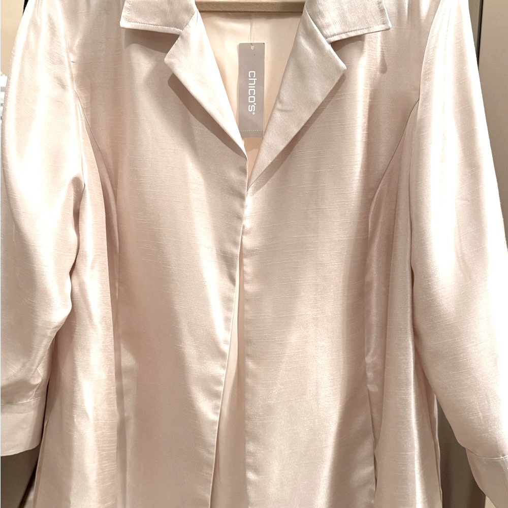 Chico's Elegant Cream Jacket